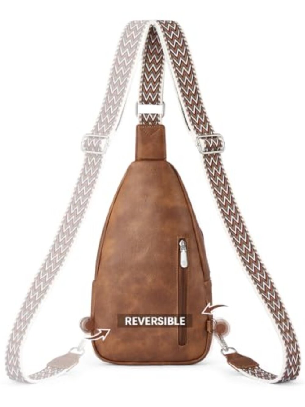 🆕 BOSTANTEN Sling Bag, Crossbody Bag Small Leather Travel Purses Chest Bag for - Picture 6 of 8